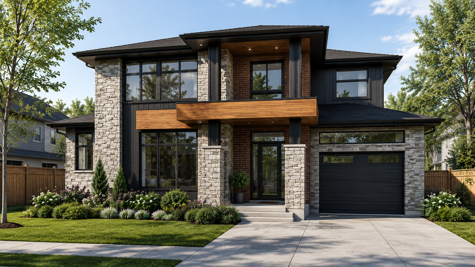 Completed custom home project managed by Ruach in Winnipeg, Manitoba